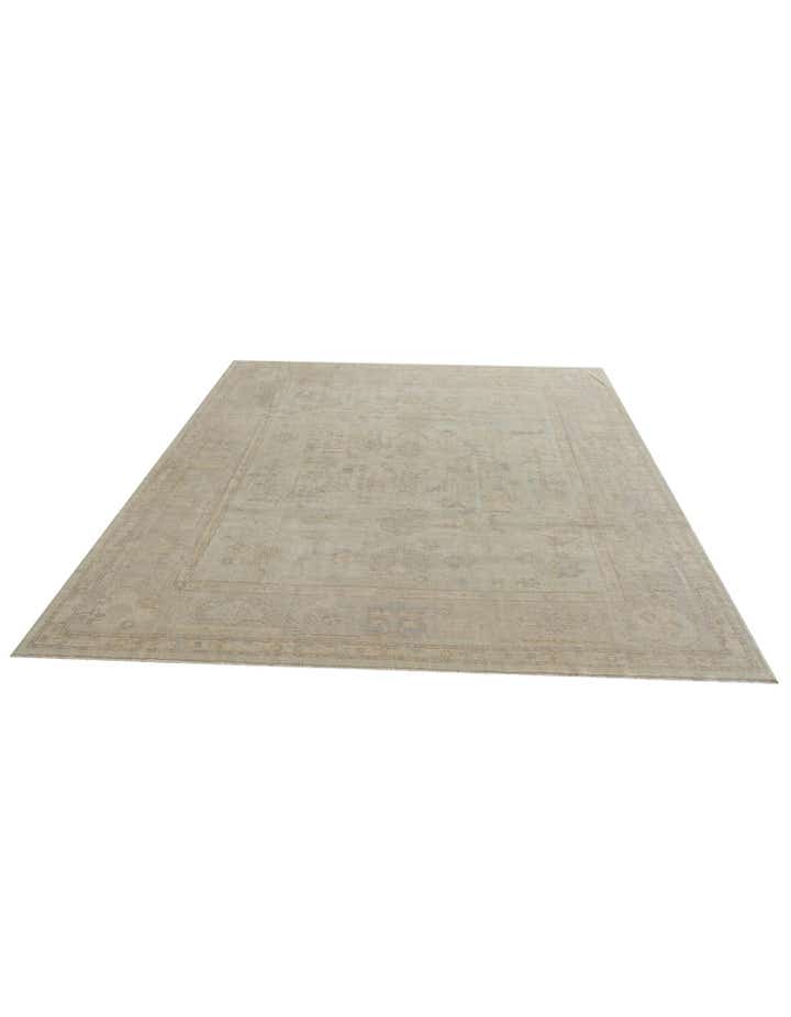 8' x 10' Hand Knotted Oushak Wool Rug