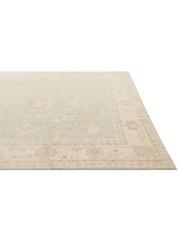 8' x 9' 3 Hand Knotted Oushak Wool Rug