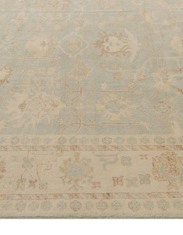 Detail image of 8' x 9' 3 Hand Knotted Oushak Wool Rug