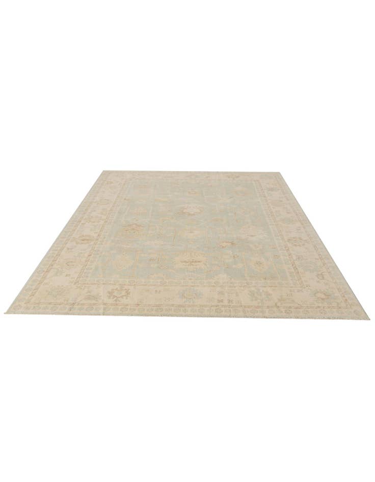 Detail image of 8' x 9' 3 Hand Knotted Oushak Wool Rug