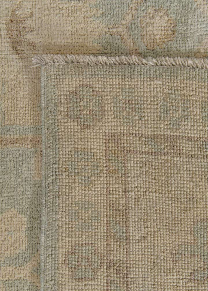 8' x 9' 3 Hand Knotted Oushak Wool Rug