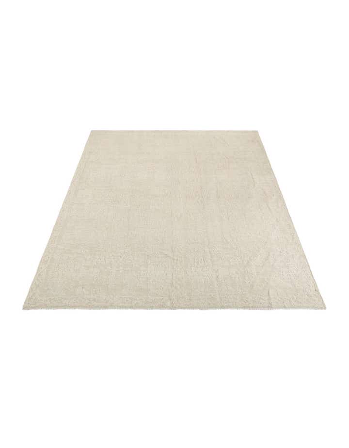 8' x 9' 7 Hand Knotted Oushak Wool Rug