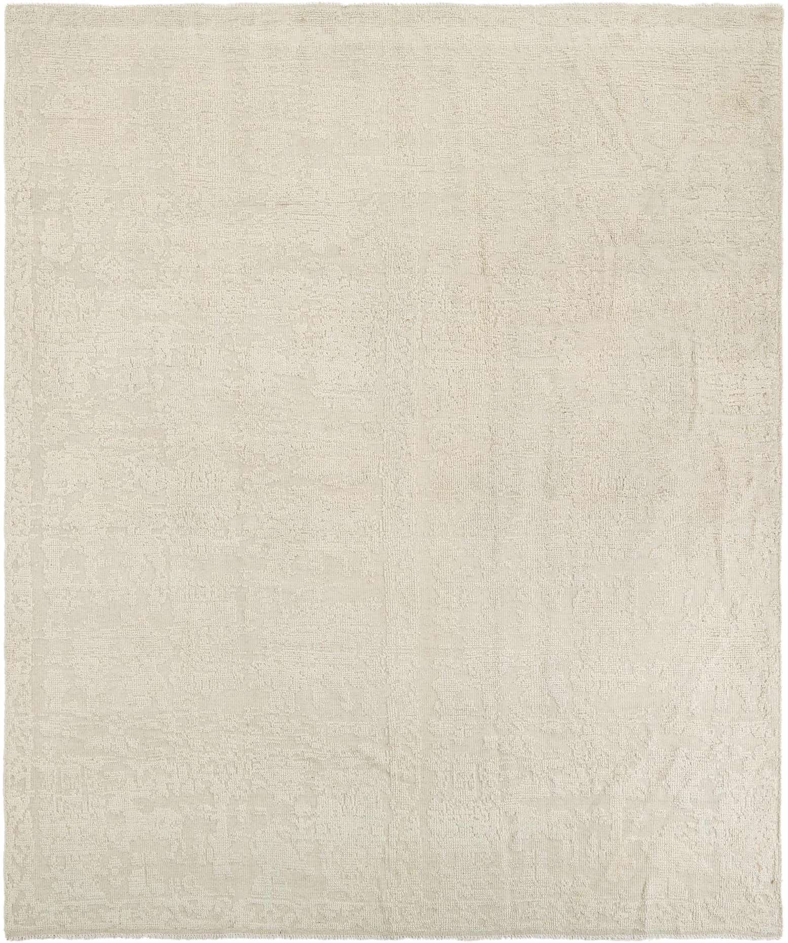 8' x 9' 7 Hand Knotted Oushak Wool Rug