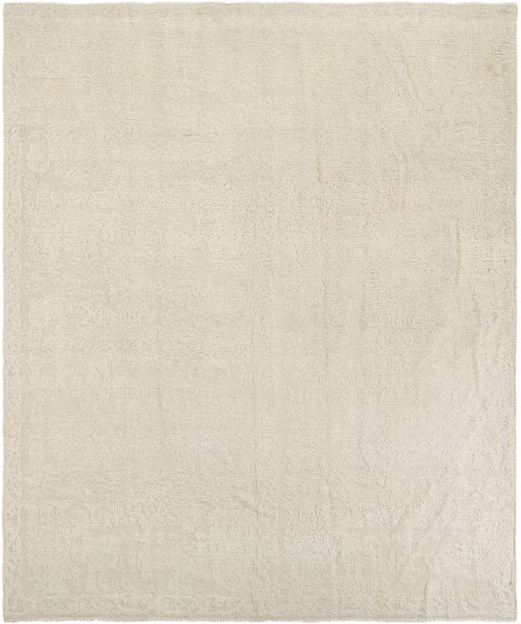 Detail image of 8' x 9' 7 Hand Knotted Oushak Wool Rug