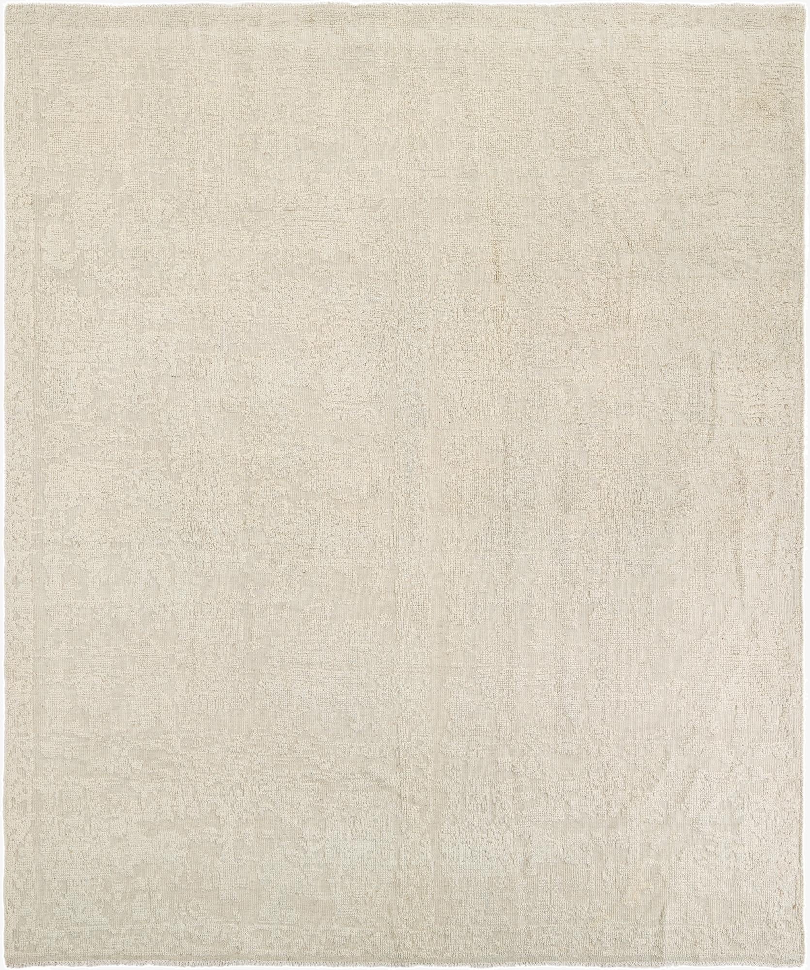 8' x 9' 7  Hand Knotted Oushak Wool Rug