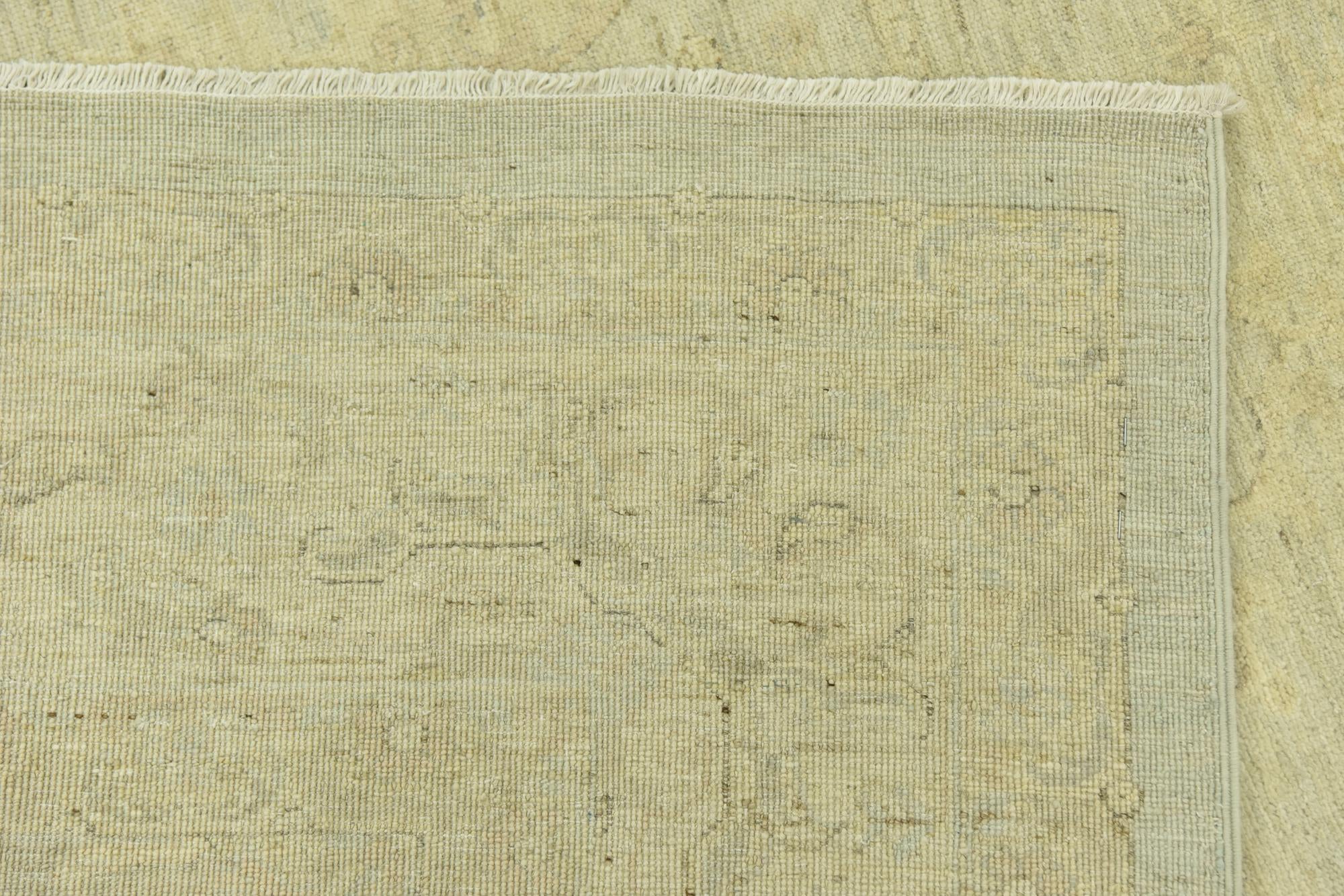 7' 10 x 9' 8 Hand Knotted Over-Dyed Ziegler Rug