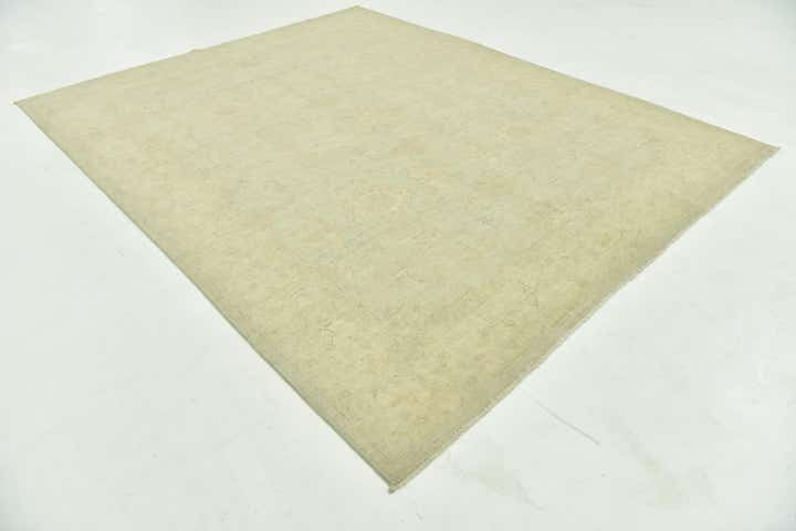 7' 10 x 9' 8 Hand Knotted Over-Dyed Ziegler Rug