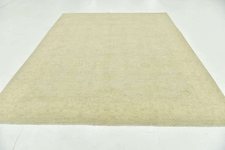 7' 10 x 9' 8 Hand Knotted Over-Dyed Ziegler Rug