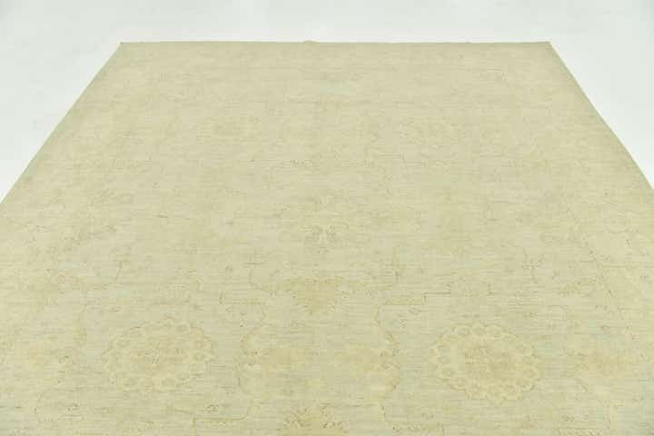 7' 10 x 9' 8 Hand Knotted Over-Dyed Ziegler Rug