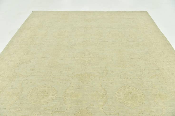 Detail image of 7' 10 x 9' 8 Hand Knotted Over-Dyed Ziegler Rug