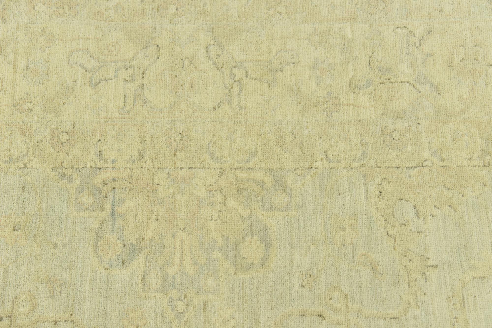 7' 10 x 9' 8 Hand Knotted Over-Dyed Ziegler Rug