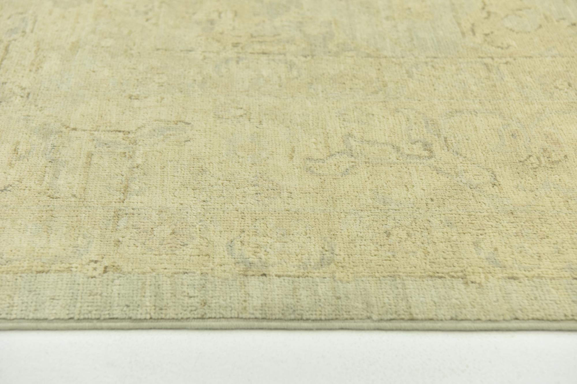 7' 10 x 9' 8 Hand Knotted Over-Dyed Ziegler Rug