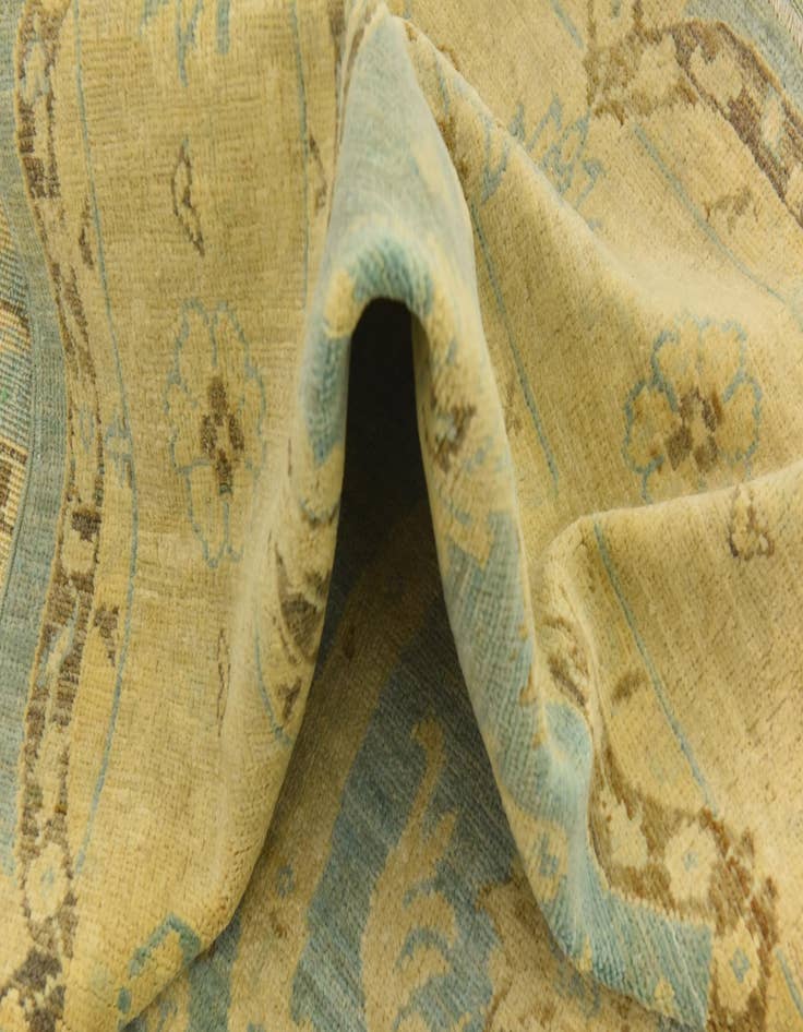 Detail image of 5' 11 x 9' 7 Hand Knotted Peshawar Ziegler Rug