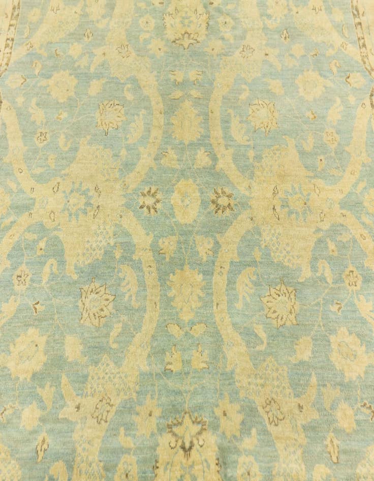 Detail image of 5' 11 x 9' 7 Hand Knotted Peshawar Ziegler Rug