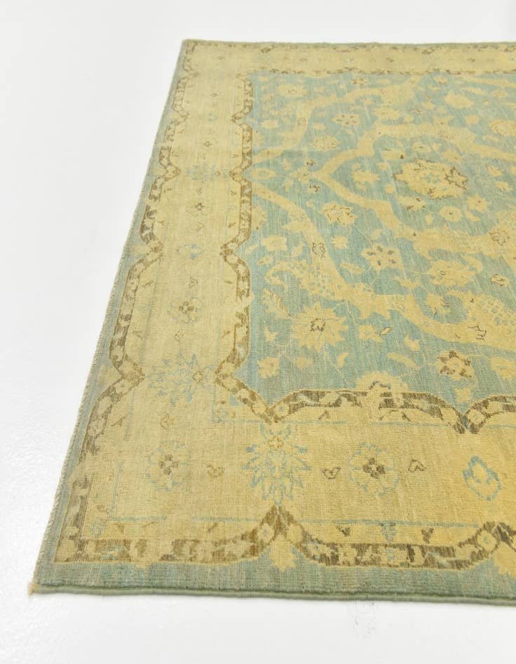 Detail image of 5' 11 x 9' 7 Hand Knotted Peshawar Ziegler Rug