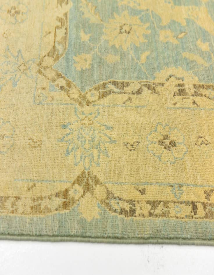 Detail image of 5' 11 x 9' 7 Hand Knotted Peshawar Ziegler Rug