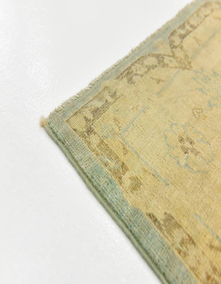 Detail image of 5' 11 x 9' 7 Hand Knotted Peshawar Ziegler Rug