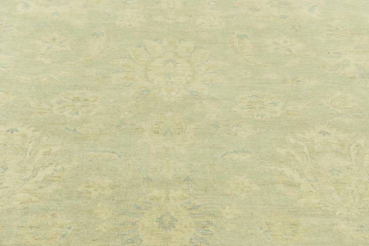 Detail image of 9' 9 x 12' 9 Hand Knotted Peshawar Ziegler Rug