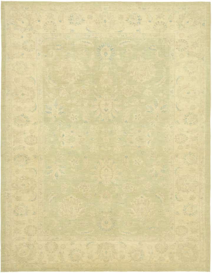 9' 9 x 12' 9 Hand Knotted Peshawar Ziegler Rug