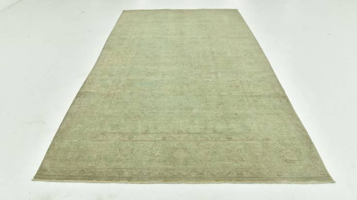 Detail image of 5' 11 x 10' 11 Hand Knotted Peshawar Ziegler Rug