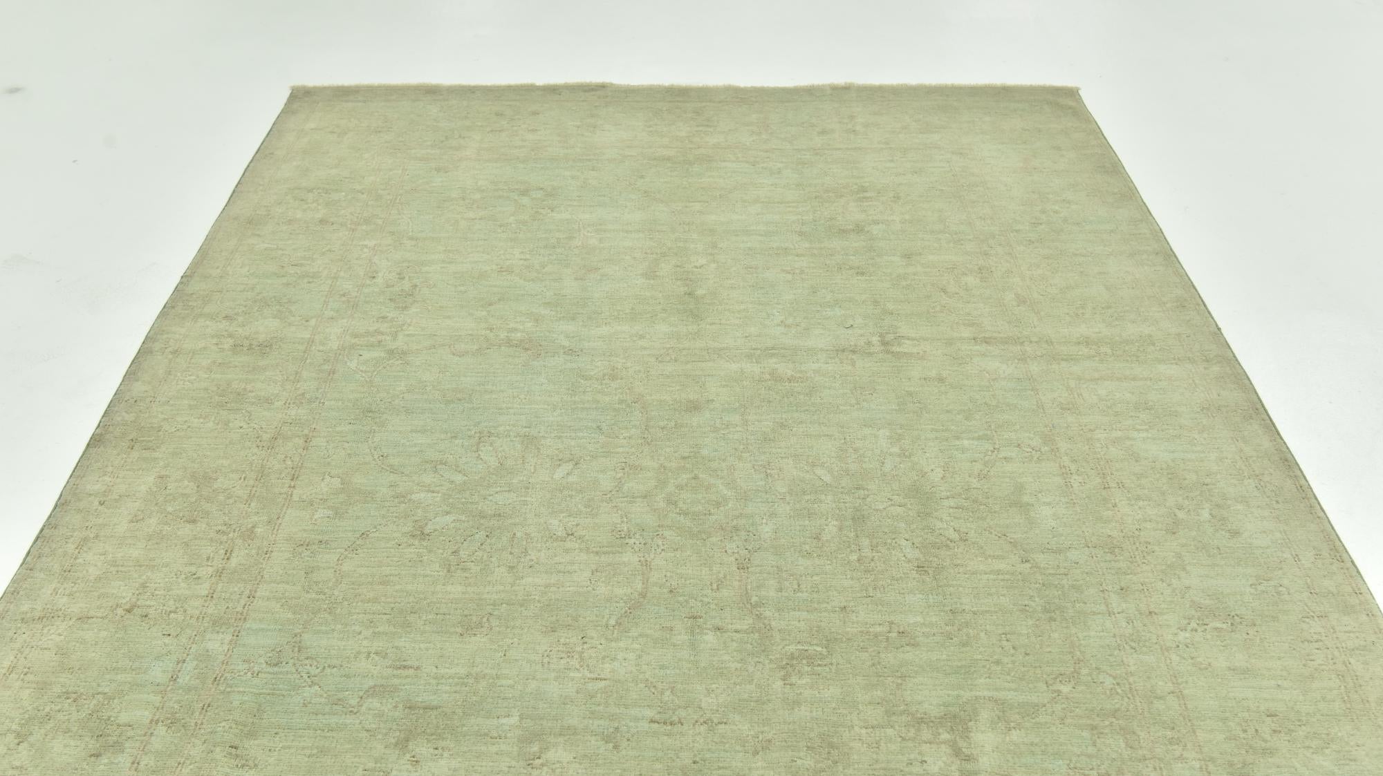5' 11 x 10' 11 Hand Knotted Peshawar Ziegler Rug