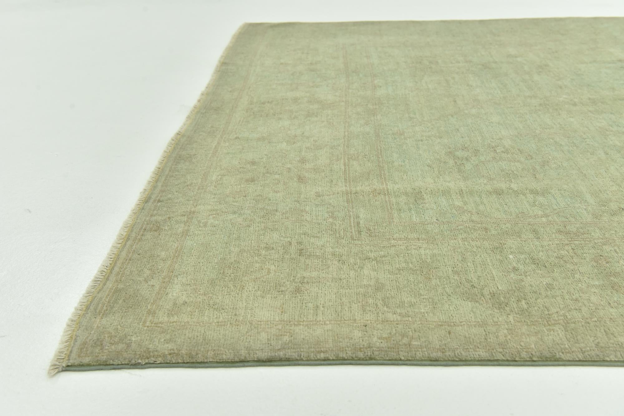 5' 11 x 10' 11 Hand Knotted Peshawar Ziegler Rug