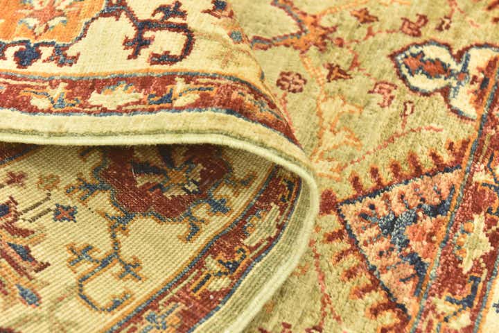 4' 2 x 5' 9 Hand Knotted Peshawar Ziegler Oriental Rug