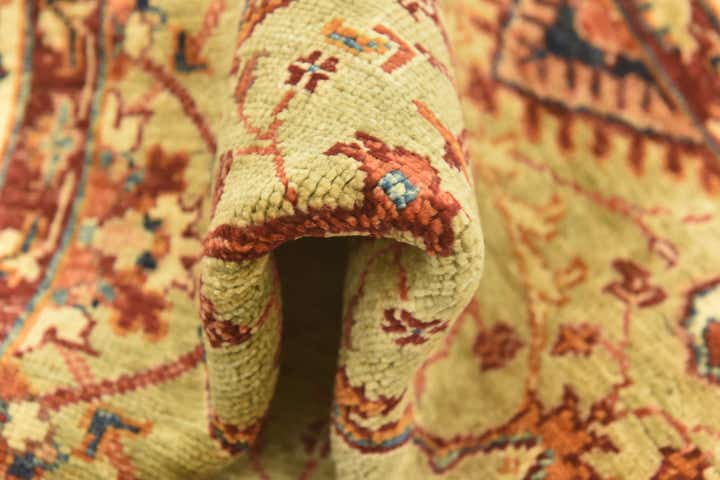 4' 2 x 5' 9 Hand Knotted Peshawar Ziegler Oriental Rug