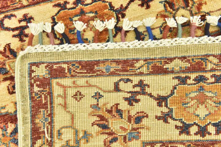 4' 2 x 5' 9 Hand Knotted Peshawar Ziegler Oriental Rug