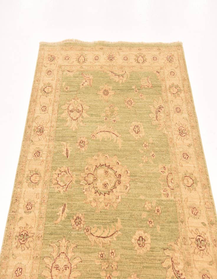 Detail image of 4' x 5' 9 Hand Knotted Peshawar Ziegler Rug