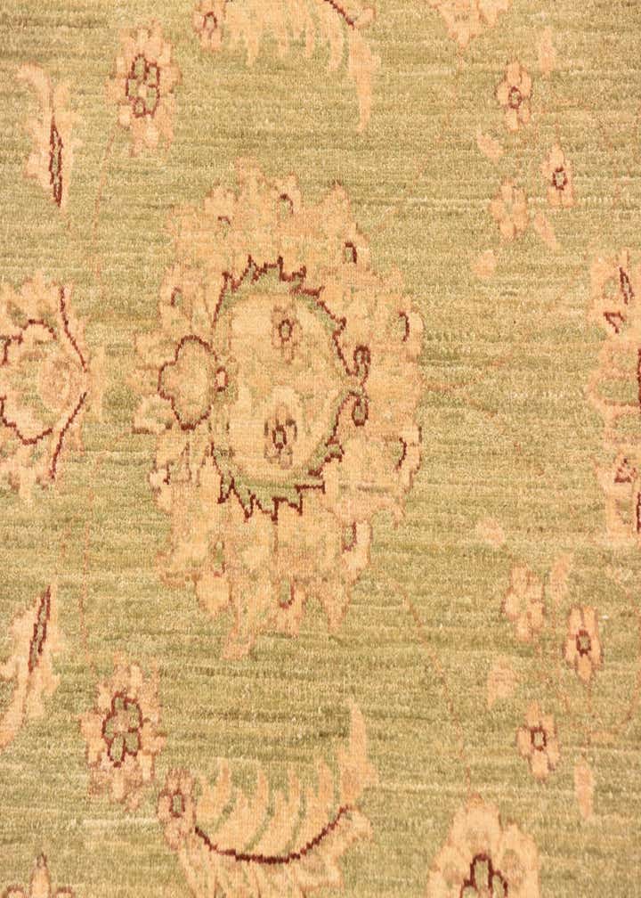4' x 5' 9 Hand Knotted Peshawar Ziegler Rug