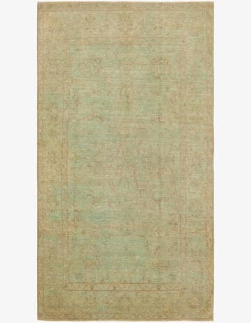 5' 11 x 10' 11 Hand Knotted Peshawar Ziegler Rug