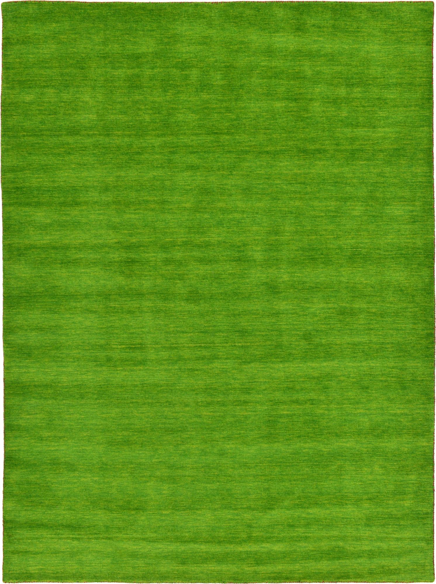 8' 2 x 11' 6 Hand Knotted Solid Gabbeh Wool Rug