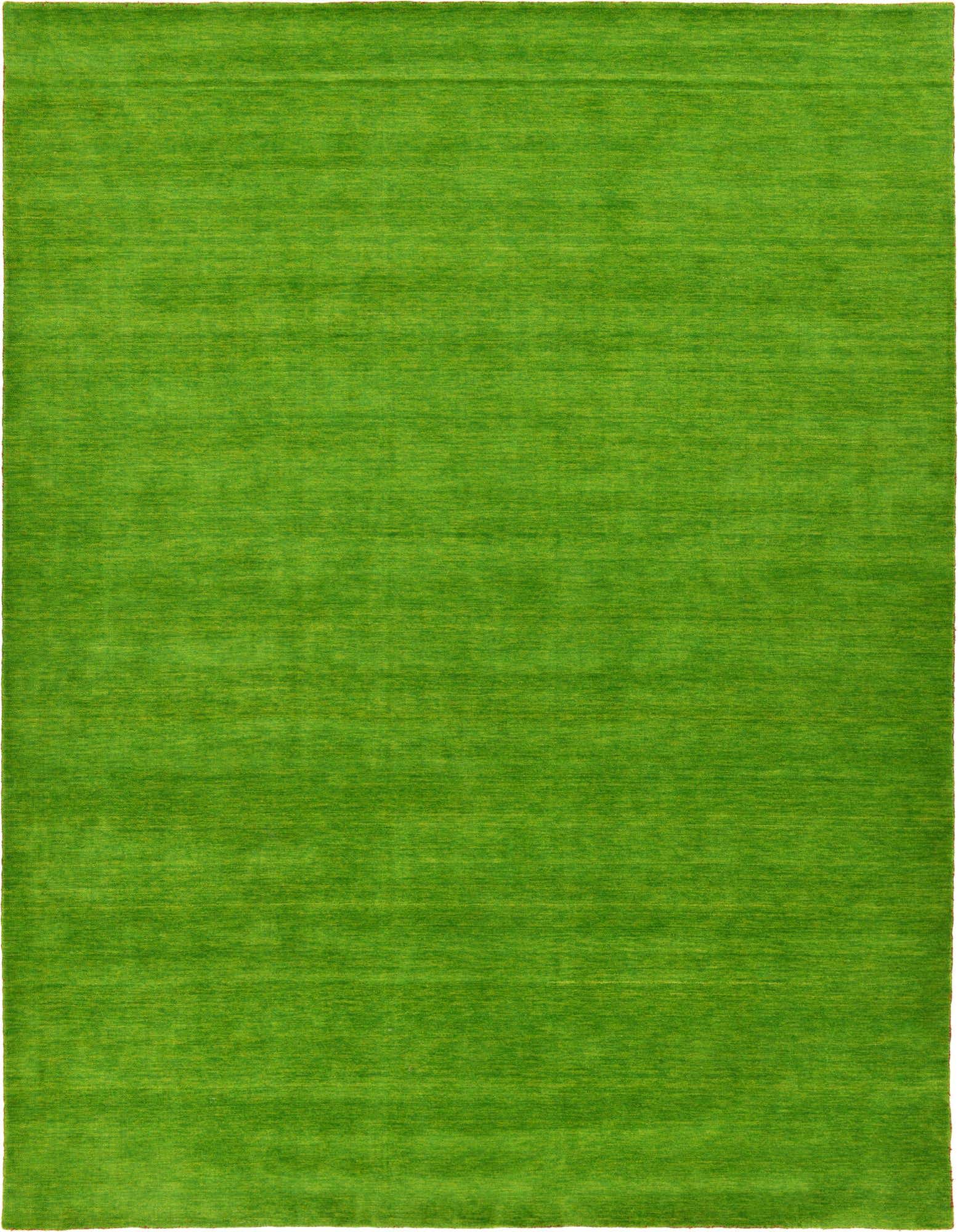 9' 10 x 13' Hand Knotted Solid Gabbeh Wool Rug