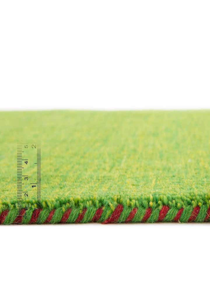 9' 10 x 13' Hand Knotted Solid Gabbeh Wool Rug