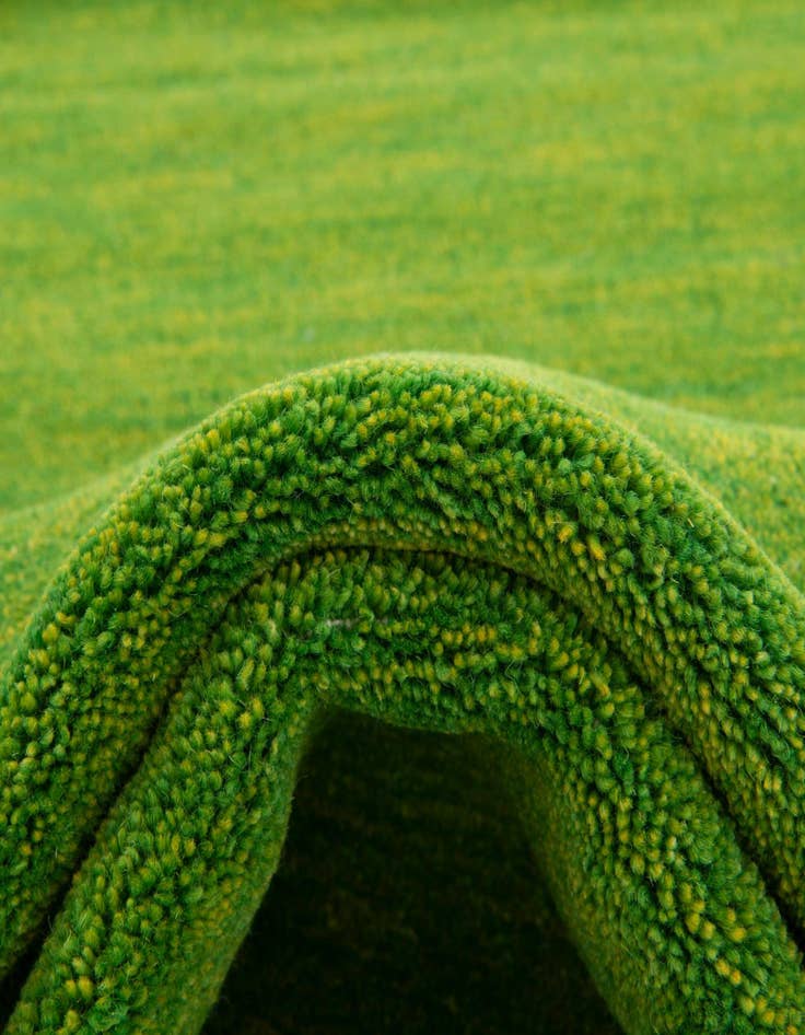 Detail image of 5' 3 x 7' 5  Hand Knotted Solid Gabbeh Wool Rug