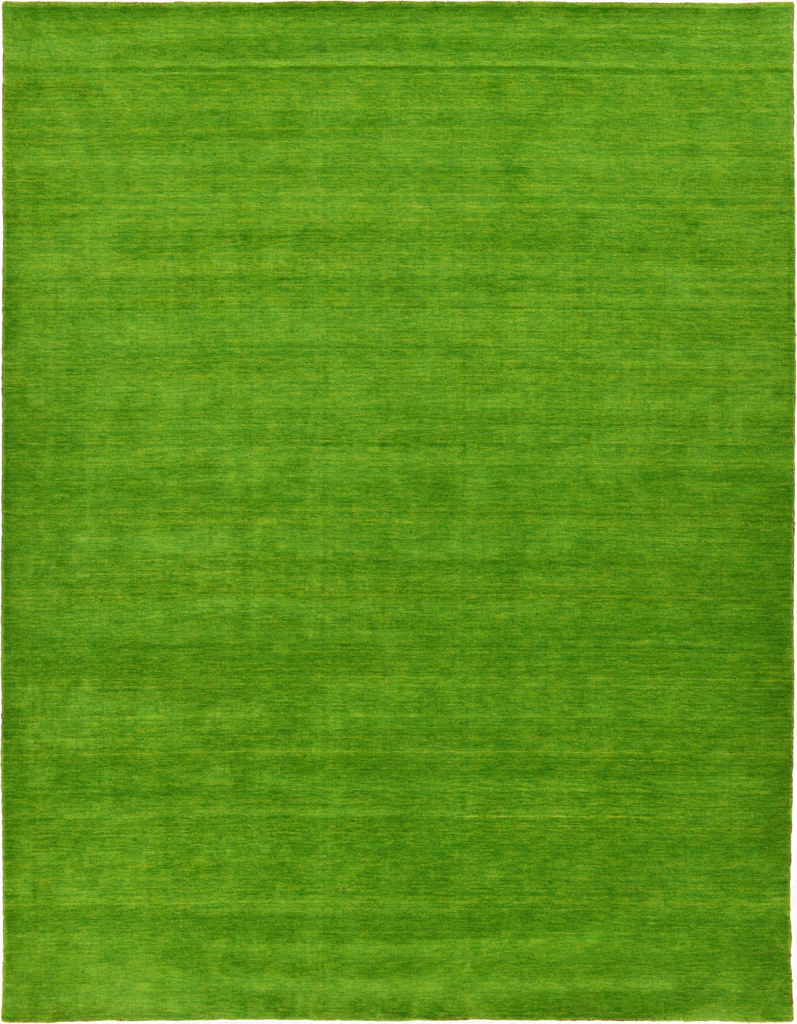 9' 10 x 13'  Hand Knotted Solid Gabbeh Wool Rug