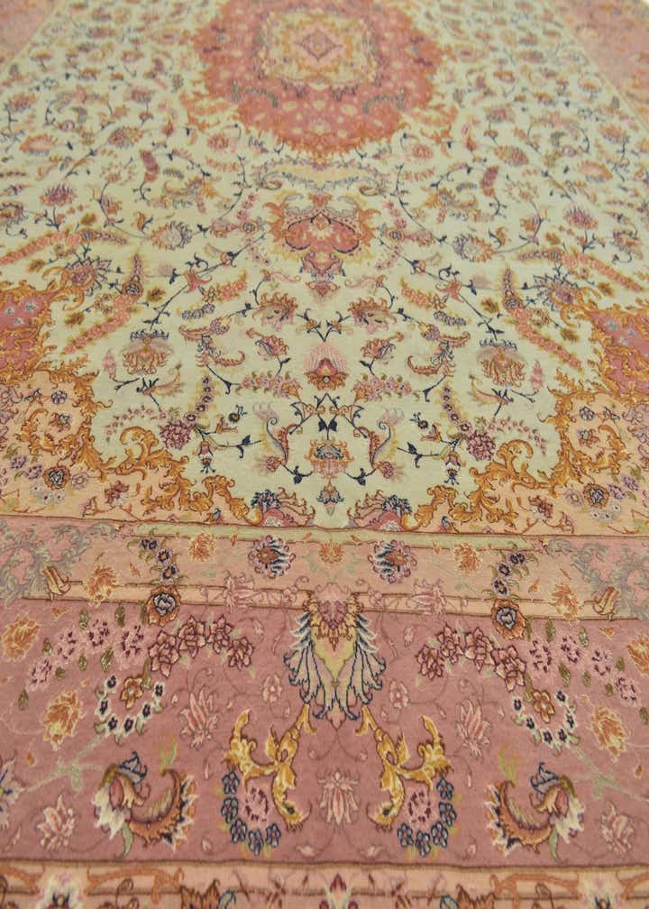 9' 10 x 13' Hand Knotted Tabriz Persian Rug