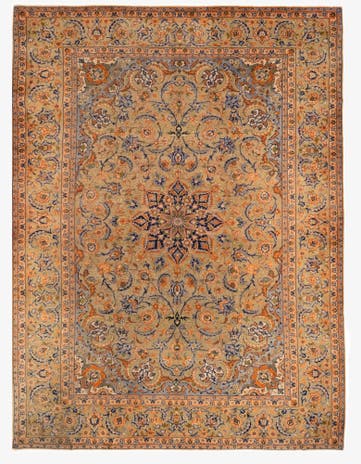 9' 7 x 13' 2 Hand Knotted Tabriz Persian Wool Rug