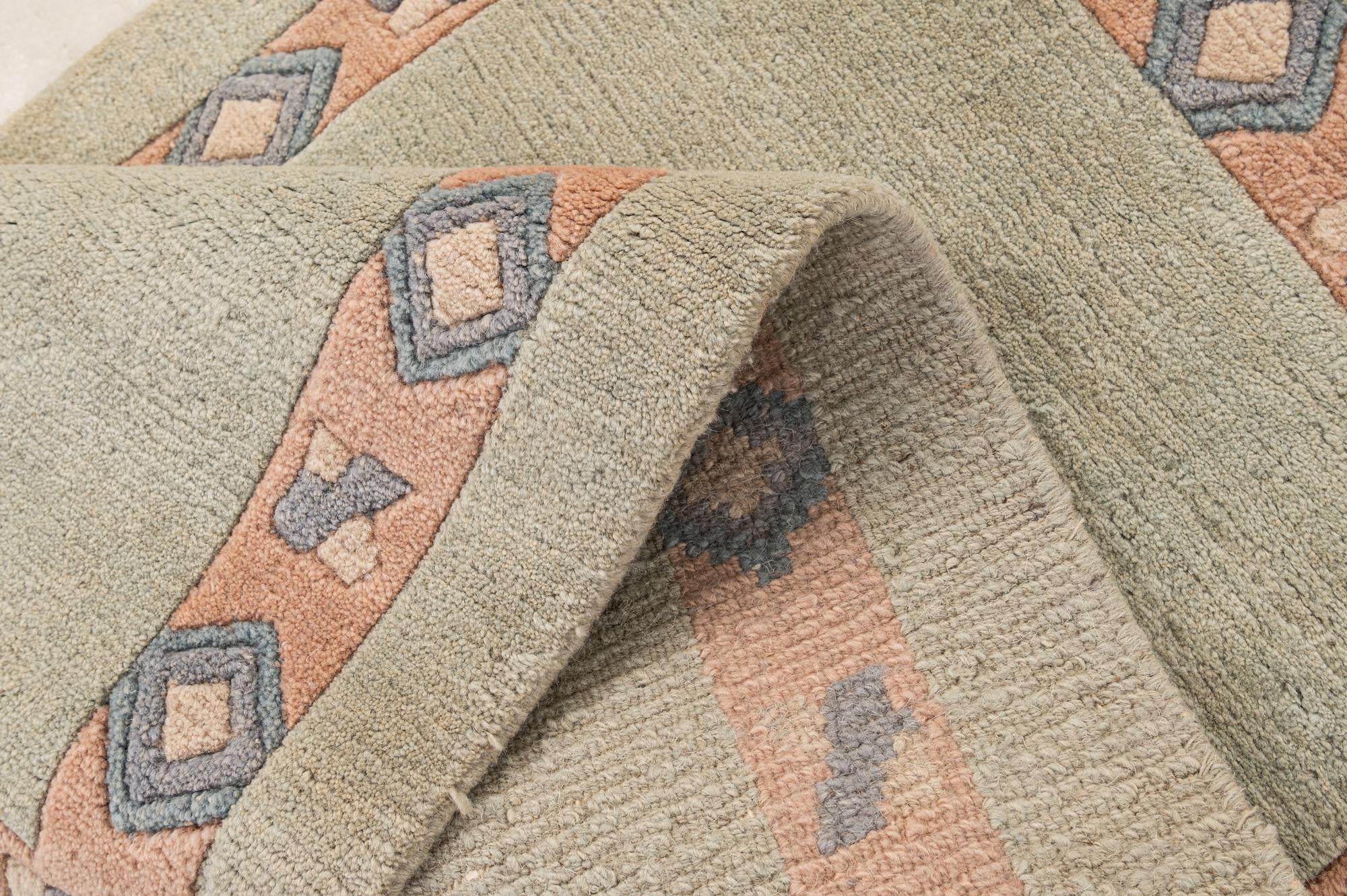 75cm x 130cm anudado a mano Tibet Alfombra Lana
