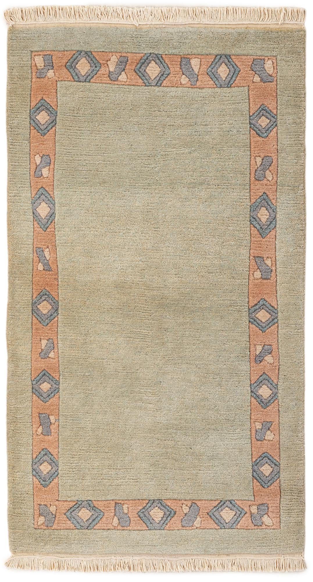 75cm x 130cm anudado a mano Tibet Alfombra Lana