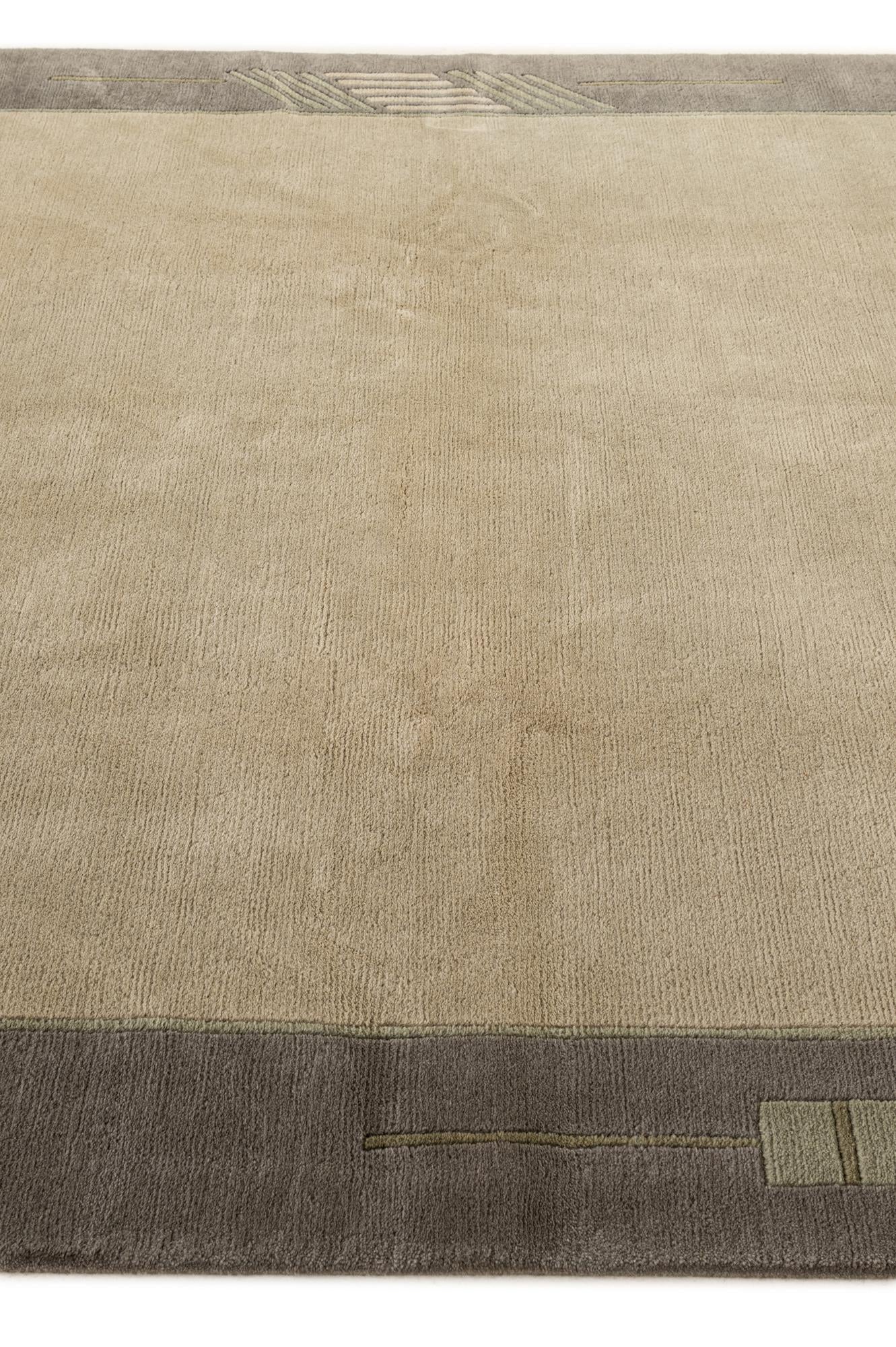6' 7 x 8' 2 Hand Knotted Tibet Wool Rug