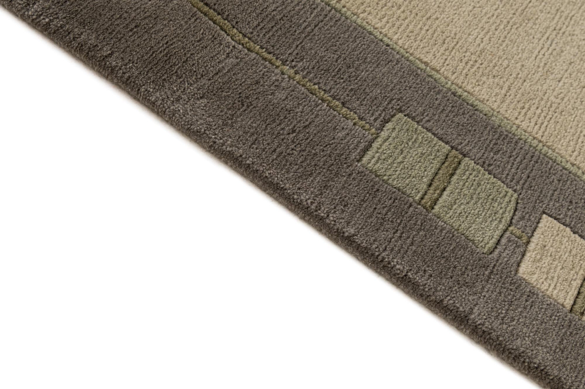 6' 7 x 8' 2 Hand Knotted Tibet Wool Rug