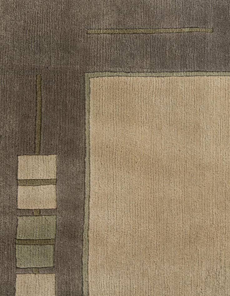 Detail image of 6' 7 x 8' 2  Hand Knotted Tibet Wool Rug