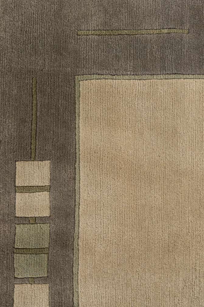 6' 7 x 8' 2 Hand Knotted Tibet Wool Rug