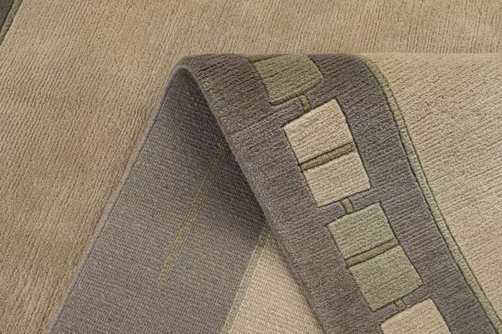 6' 7 x 8' 2 Hand Knotted Tibet Wool Rug