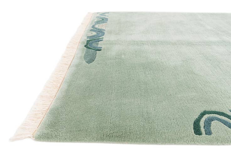 Detail image of 5' 5 x 7' 6 Hand Knotted Tibet Wool Rug
