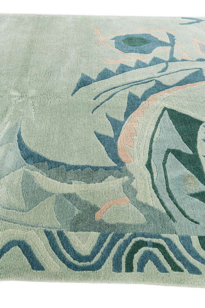 5' 5 x 7' 6 Hand Knotted Tibet Wool Rug