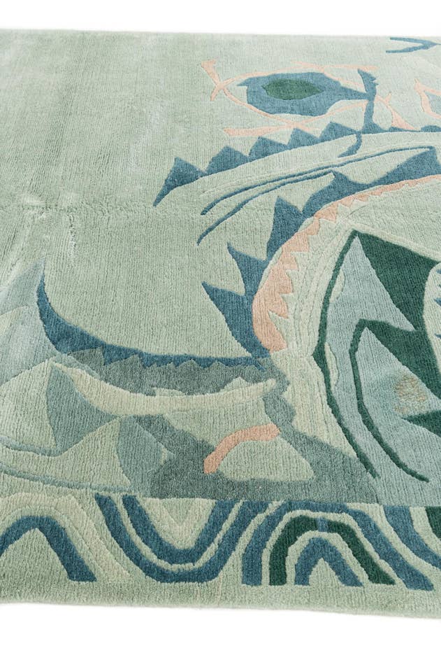 Detail image of 5' 5 x 7' 6 Hand Knotted Tibet Wool Rug