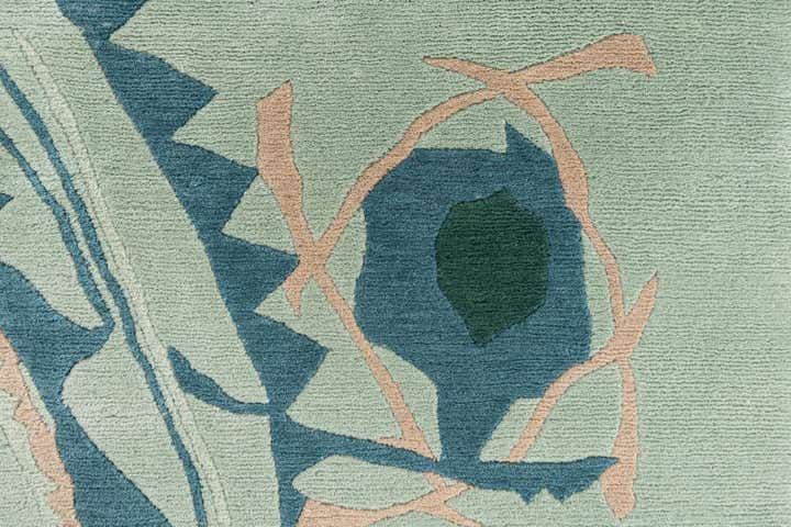 5' 5 x 7' 6 Hand Knotted Tibet Wool Rug
